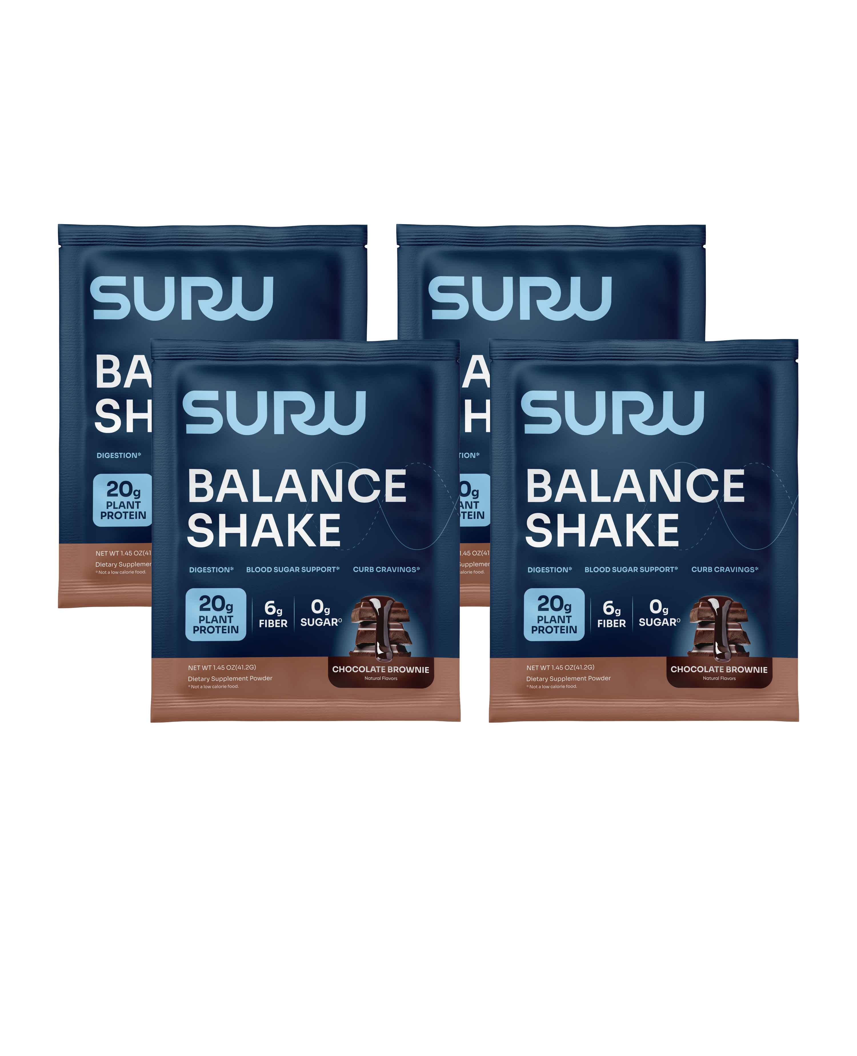 4 Travel Packs Chocolate Shake